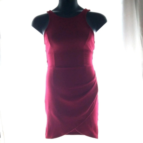 Merlot Bodycon Pencil Dress EUC 🍷 - Picture 1 of 11